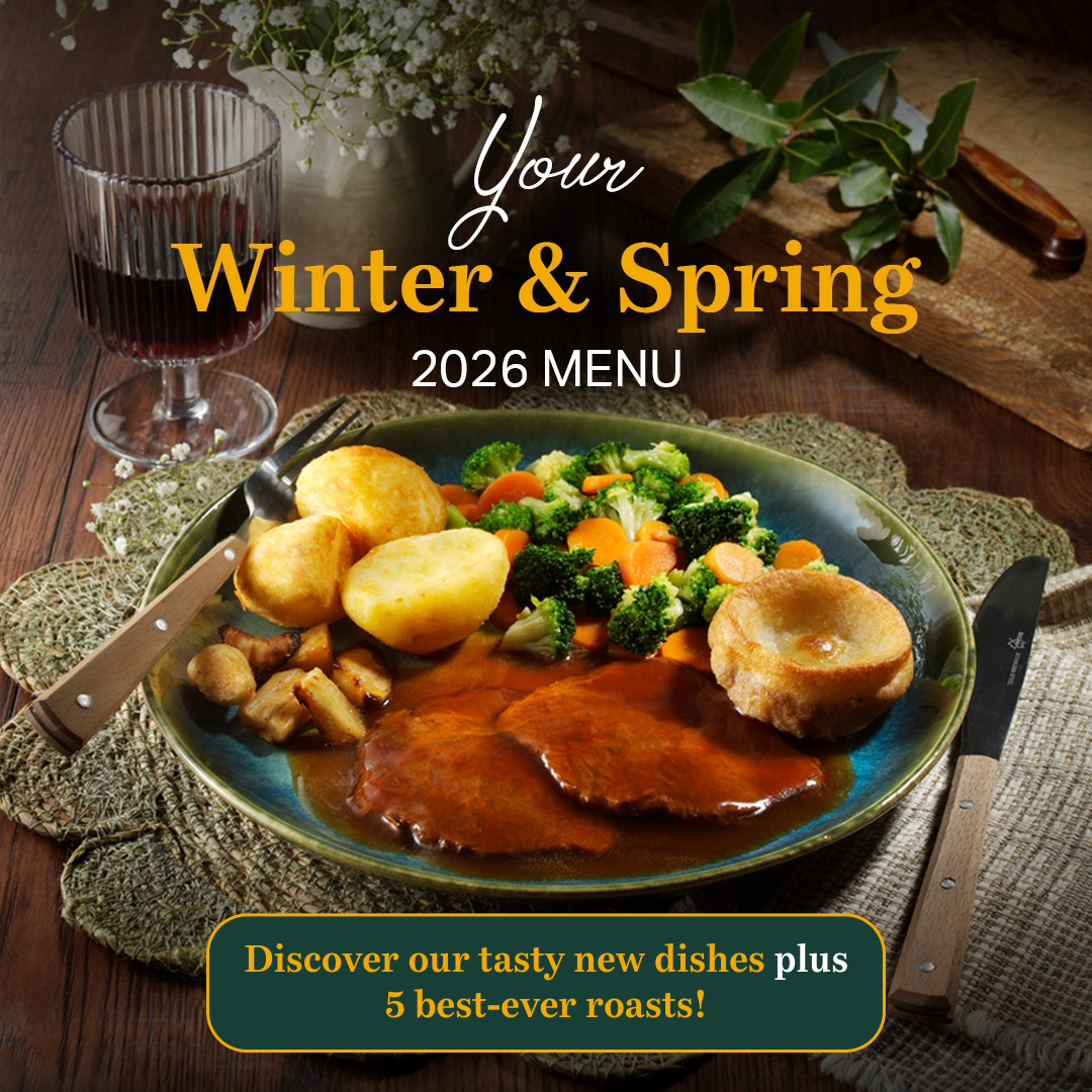 OUR NEW WINTER & SPRING MENU HAS ARRIVED
