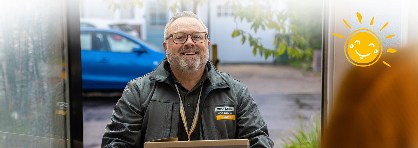 Image of a delivery person.