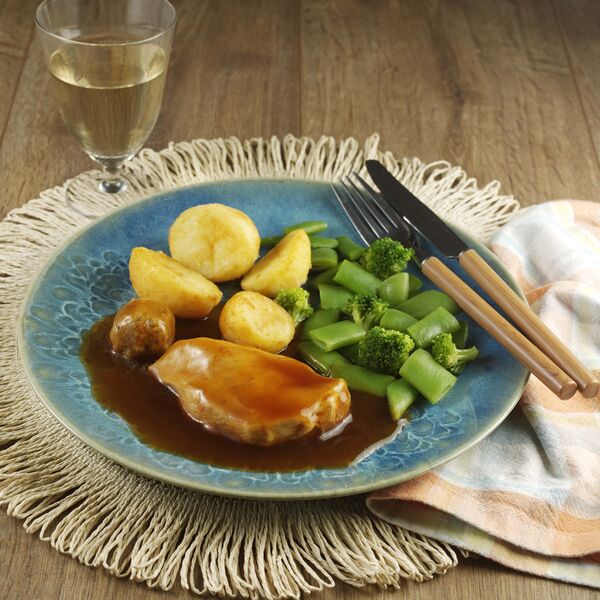 Image of Roast Chicken with Stuffing