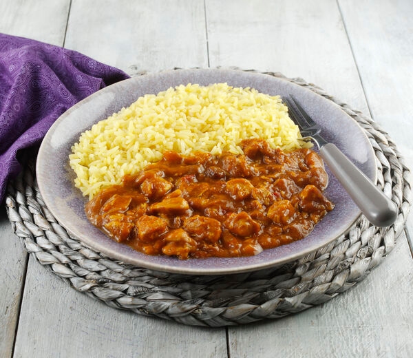 Image of the Chicken Curry with Rice meal