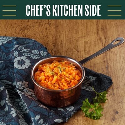 Image of Root Vegetable Mash with Parsley Butter