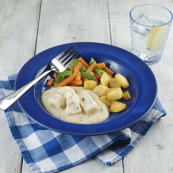 Image of Fish in a Creamy Lemon Sauce Mini Meal