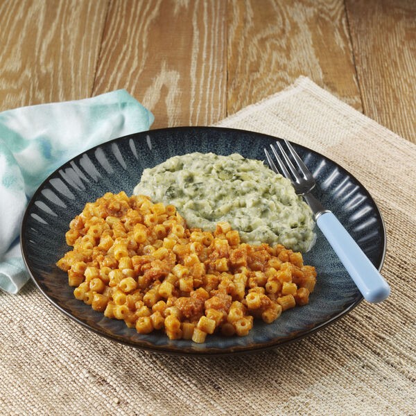 Image of Soft & Bite-Sized Tuscan Style Salmon Pasta