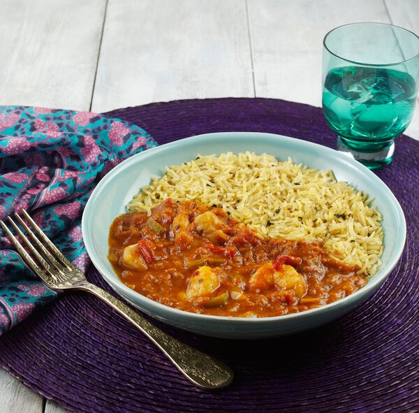 Image of the King Prawn Curry meal