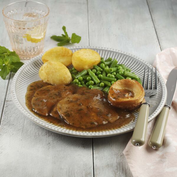 Image of Roast Lamb in Minted Gravy